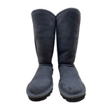 Bearpaw Women’s Gray Sheepskin/Wool Blend Suede Elle Winter Tall Boots Size 6