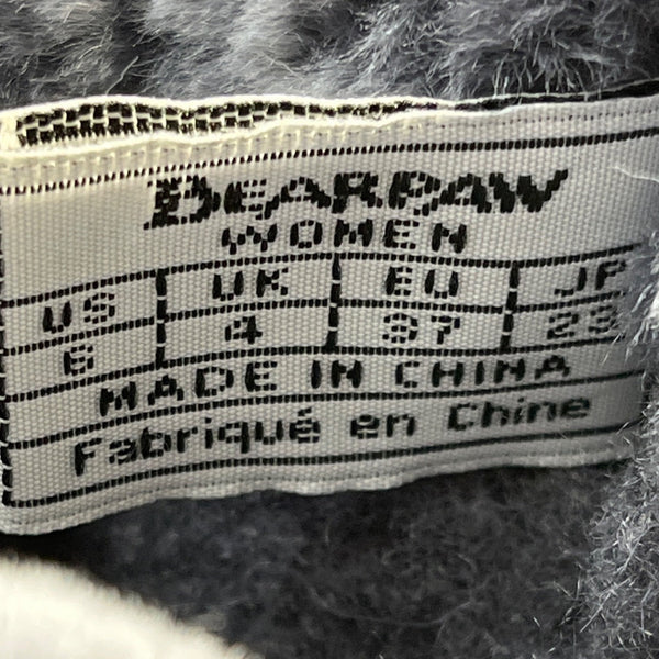Bearpaw Women’s Gray Sheepskin/Wool Blend Suede Elle Winter Tall Boots Size 6