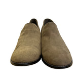 Xappeal Gemini Women’s Taupe Faux Suede Slip-On Block Heel Ankle Shoes Size 10