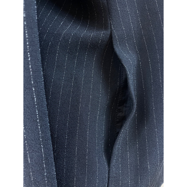 Casual Corner Annex Women's Black Pinstripe Blazer Size 10