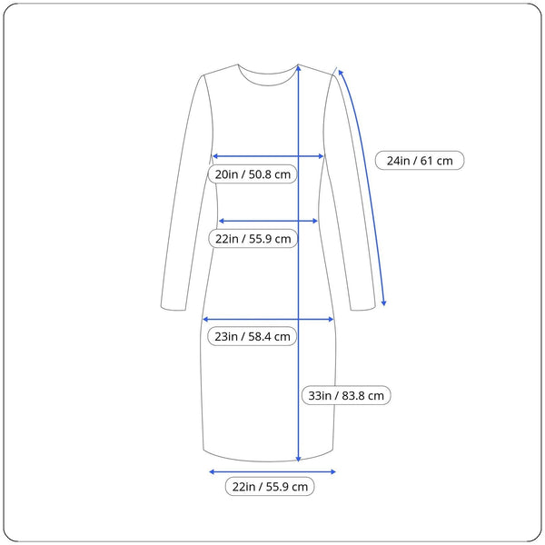 SSKNKN Womens Blue Denim Long-Sleeve Tunic Dress With Pockets Size XXL