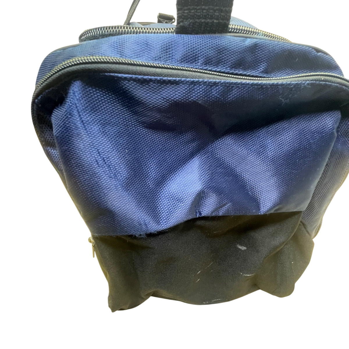 Adidas Unisex Blue & Black lining With Dual Handles Zipper Pockets Duffle Bag