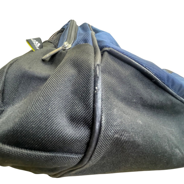 Adidas Unisex Blue & Black lining With Dual Handles Zipper Pockets Duffle Bag