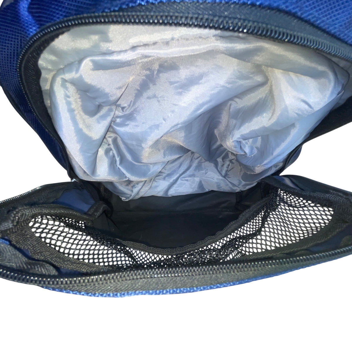 Adidas Unisex Blue & Black lining With Dual Handles Zipper Pockets Duffle Bag