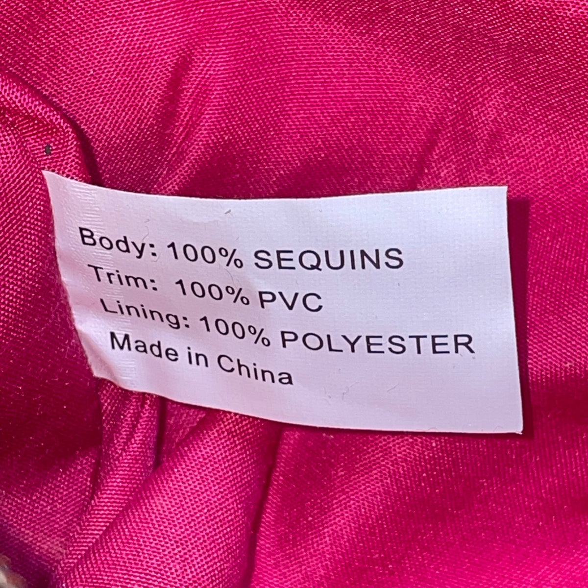 Steve Madden Women’s Bronze Sequins With Heart Charm Mini Barrel Satchel Bag