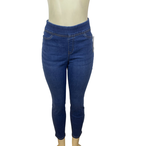 Denim & Co. Womens Stretch Denim Pull-On Jeggings Size 8 - New