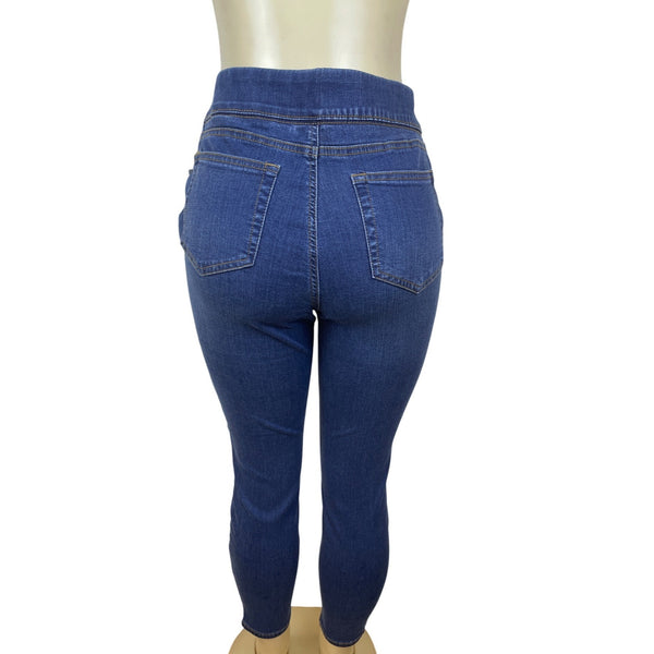 Denim & Co. Womens Stretch Denim Pull-On Jeggings Size 8 - New