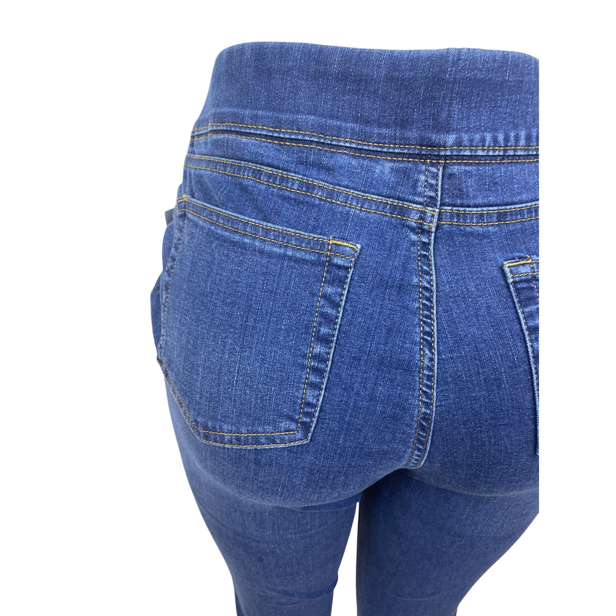 Denim & Co. Womens Stretch Denim Pull-On Jeggings Size 8 - New