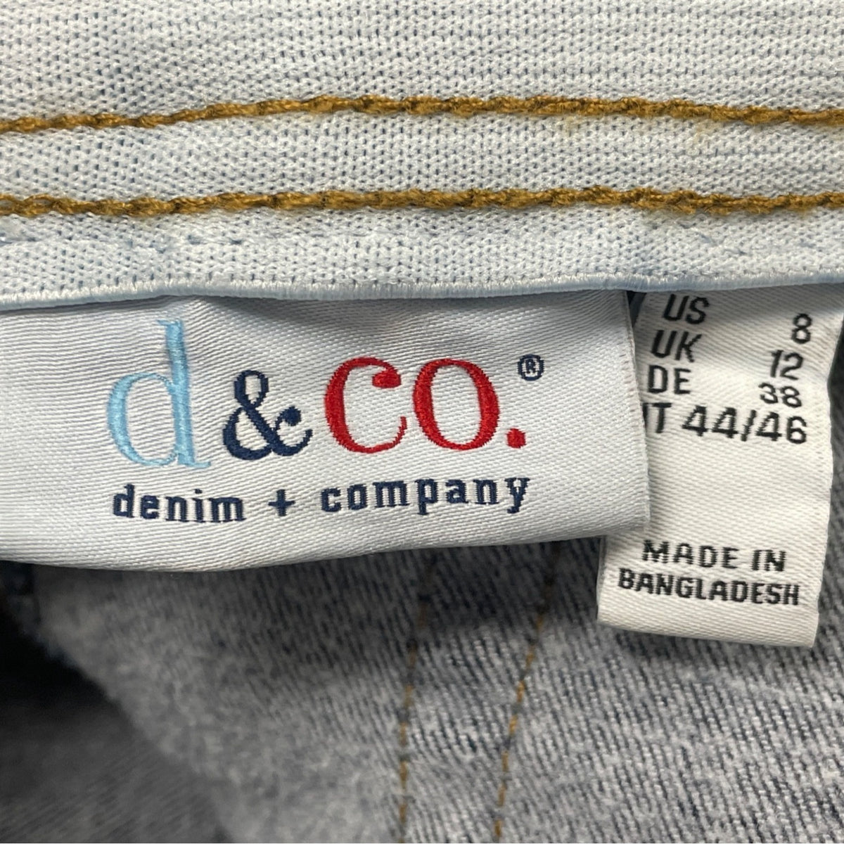 Denim & Co. Womens Stretch Denim Pull-On Jeggings Size 8 - New