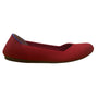 Rothys Womens Bright Red Knit Round Toe The Flats Ballet Flats Size 7.5