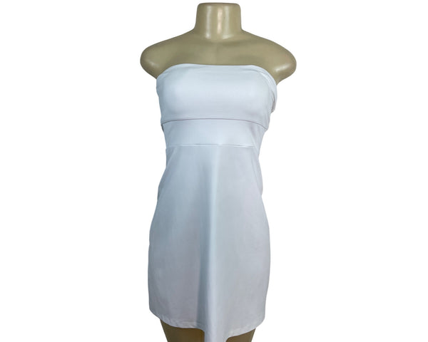Susana Monaco White Strapless Mini Dress Medium Sz - New