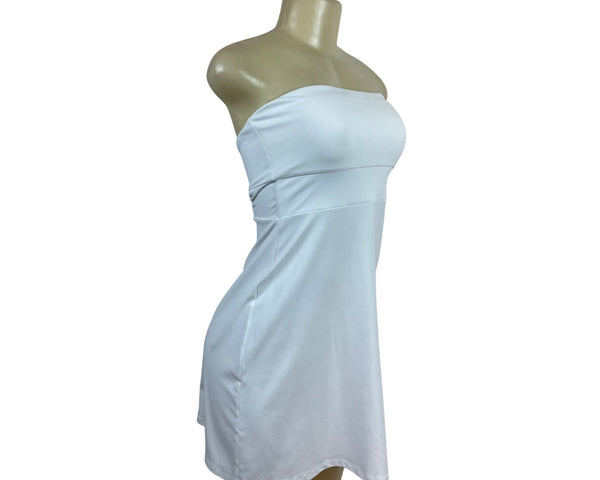 Susana Monaco White Strapless Mini Dress Medium Sz - New