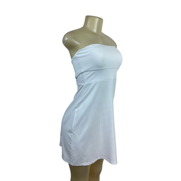 Susana Monaco White Strapless Mini Dress Medium Sz - New