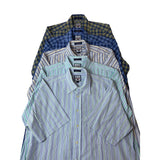 Eagle Dry Goods Mens Short Sleeve Button-Up Shirts Assorted Plaid & Stripe Styles Size XL
