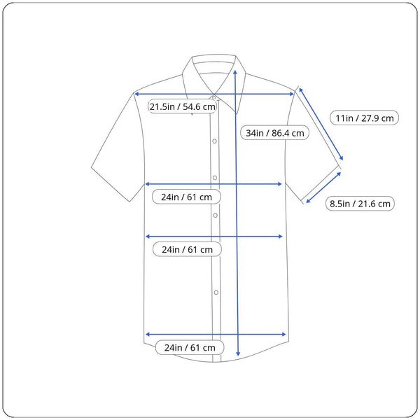 Eagle Dry Goods Mens Short Sleeve Button-Up Shirts Assorted Plaid & Stripe Styles Size XL
