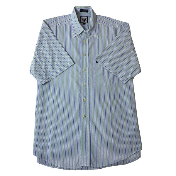 Eagle Dry Goods Mens Short Sleeve Button-Up Shirts Assorted Plaid & Stripe Styles Size XL