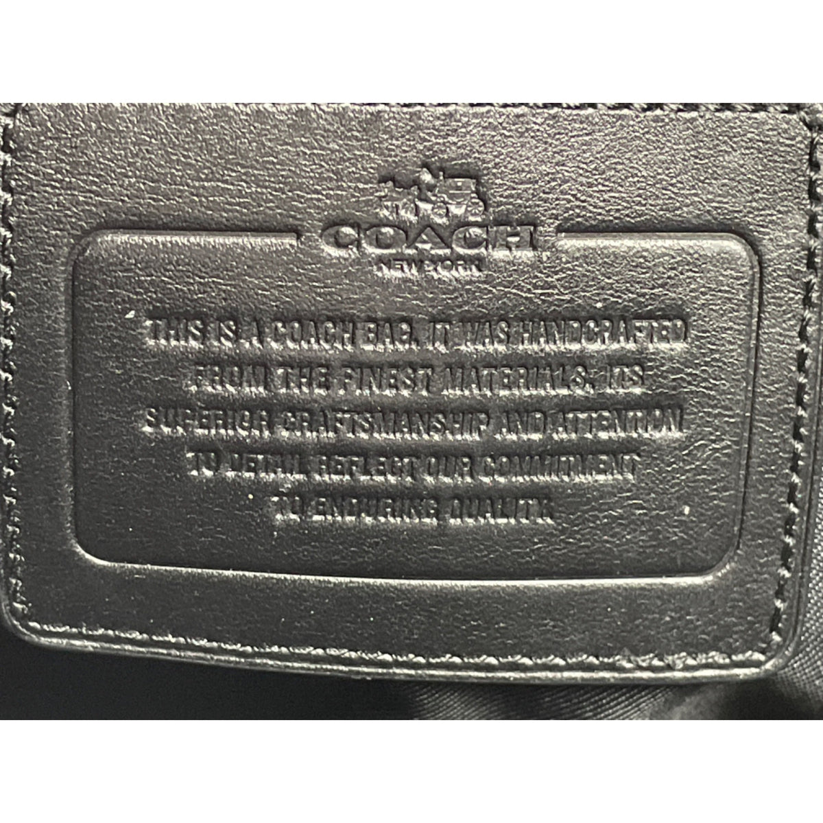 Vtg Coach Women's Black Leather N Canvas Crossbody Bag Sz M