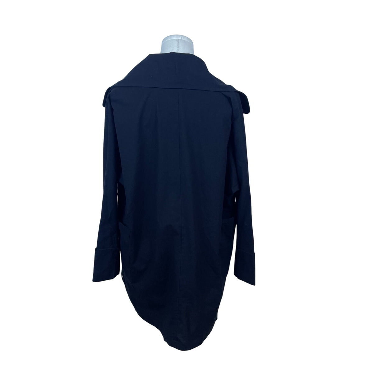 Valentino Womens Black Blouse Stylish Oversized Design Excellent Condition