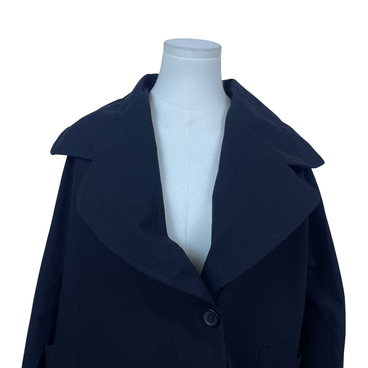 Valentino Womens Black Blouse Stylish Oversized Design Excellent Condition