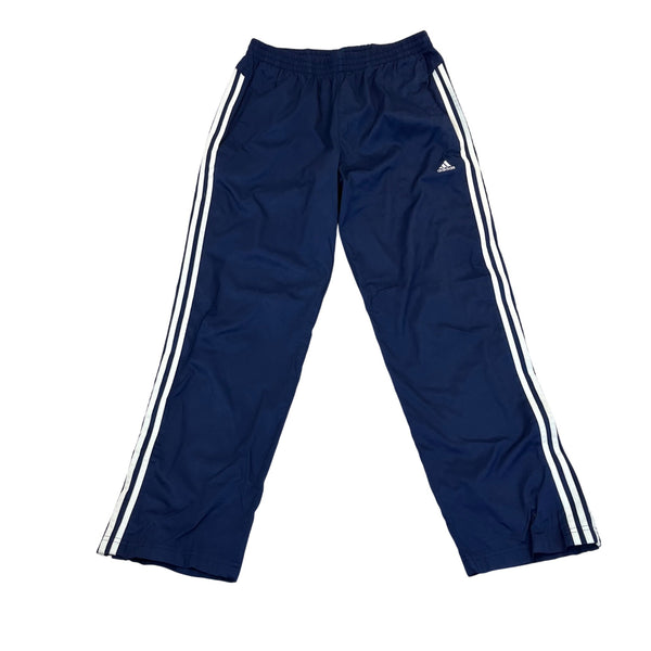 Adidas Men's Navy Lightweight Clima Proof Track Pants With Stripes on Side Sz L