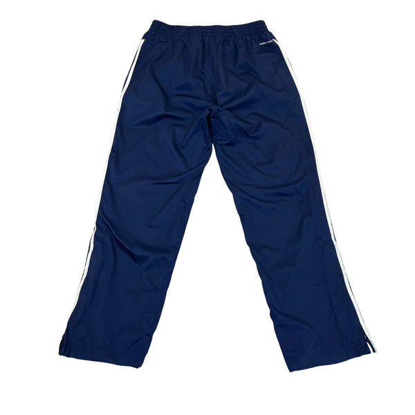 Adidas Men's Navy Lightweight Clima Proof Track Pants With Stripes on Side Sz L