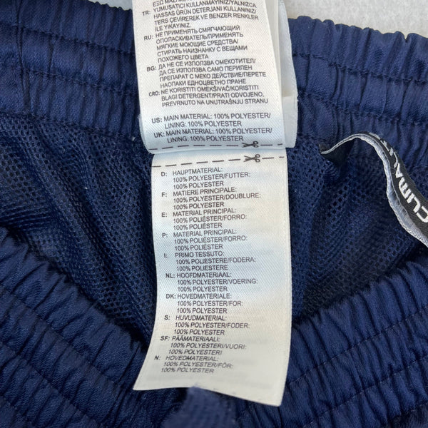Adidas Men's Navy Lightweight Clima Proof Track Pants With Stripes on Side Sz L