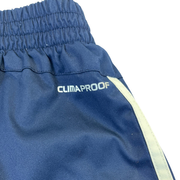 Adidas Men's Navy Lightweight Clima Proof Track Pants With Stripes on Side Sz L