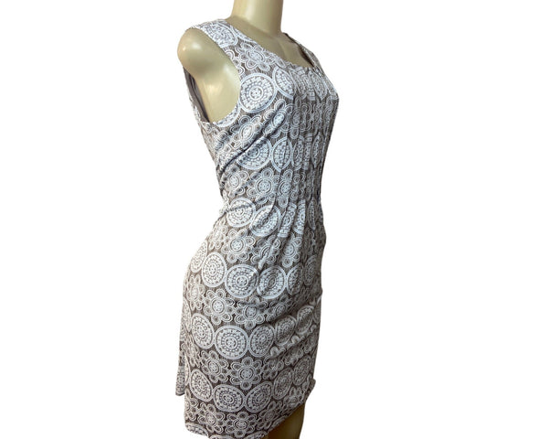 Perceptions Women's White Sheath Dress Sz L - NWT