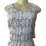 Perceptions Women's White Sheath Dress Sz L - NWT