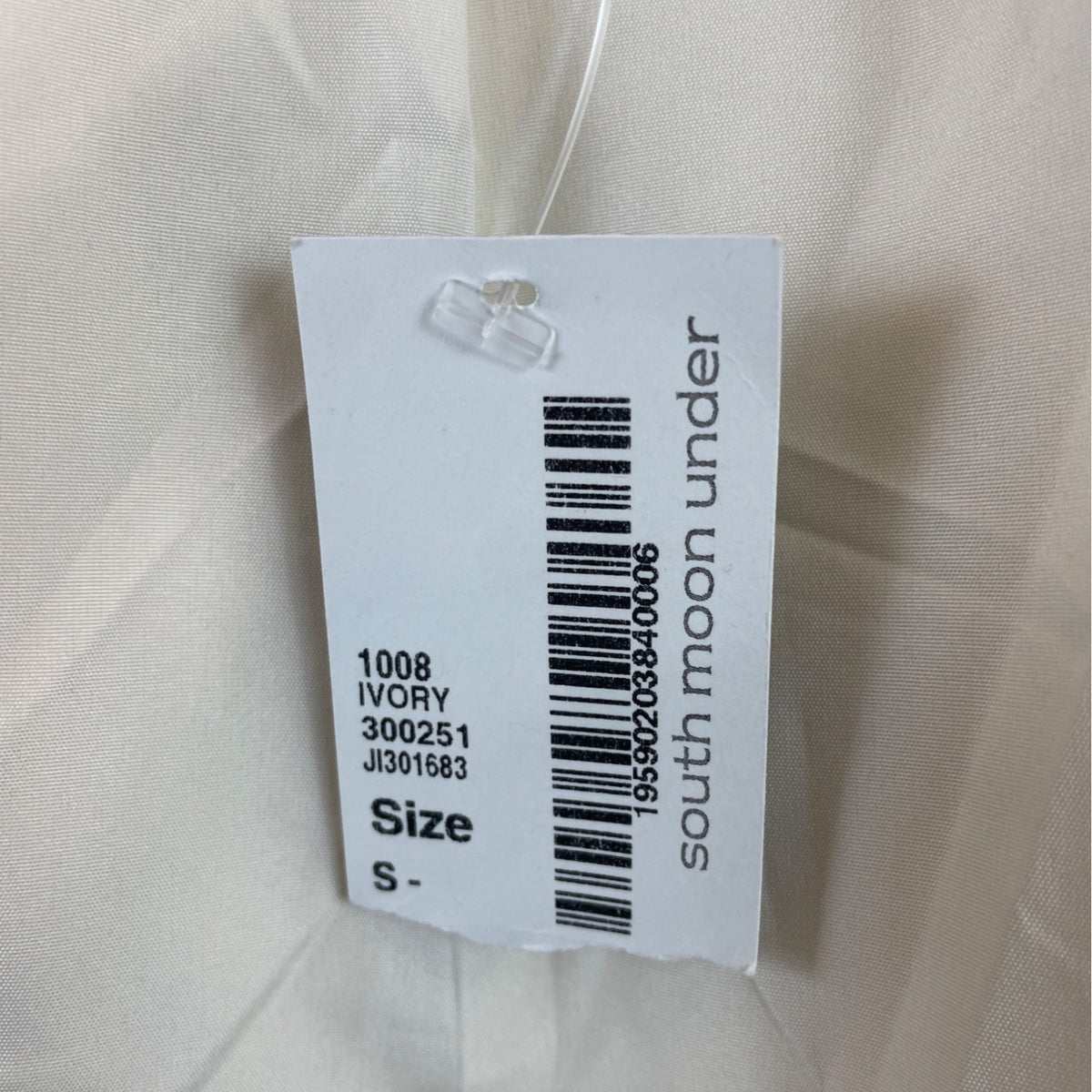 Jack By BB Dakota Faux Fur Drape Vest Cream Sleeveless Women's Sz S - New