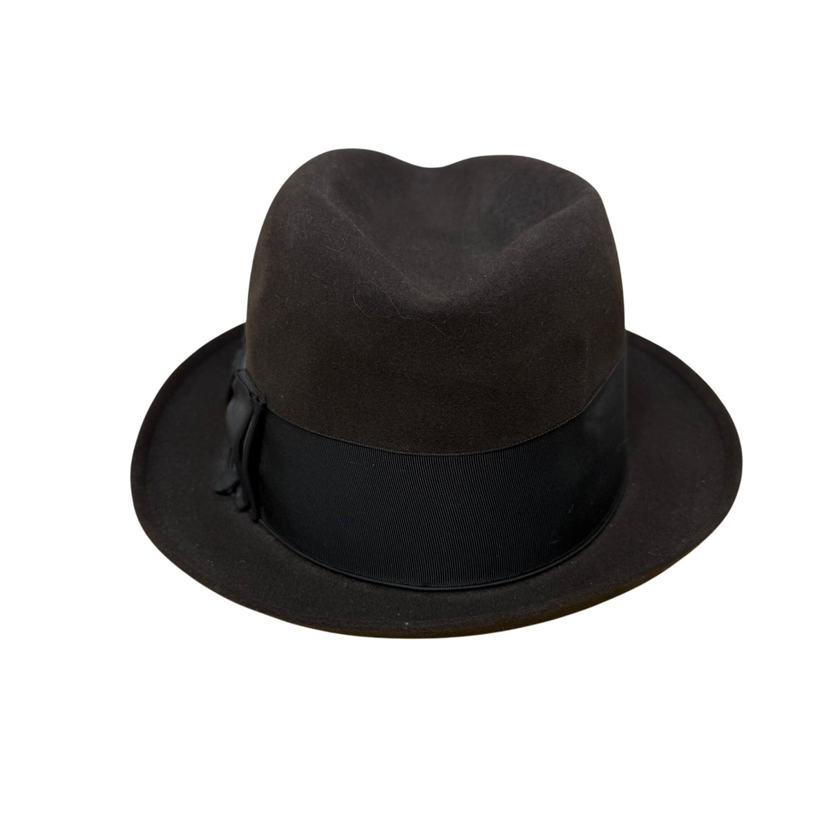 Vintage Robley Brown Wool Mens Fedora Hat Black Band Classic Design Me ...