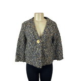 Leo & Nicole Women's Multicolor Knit Cardigan Sz M