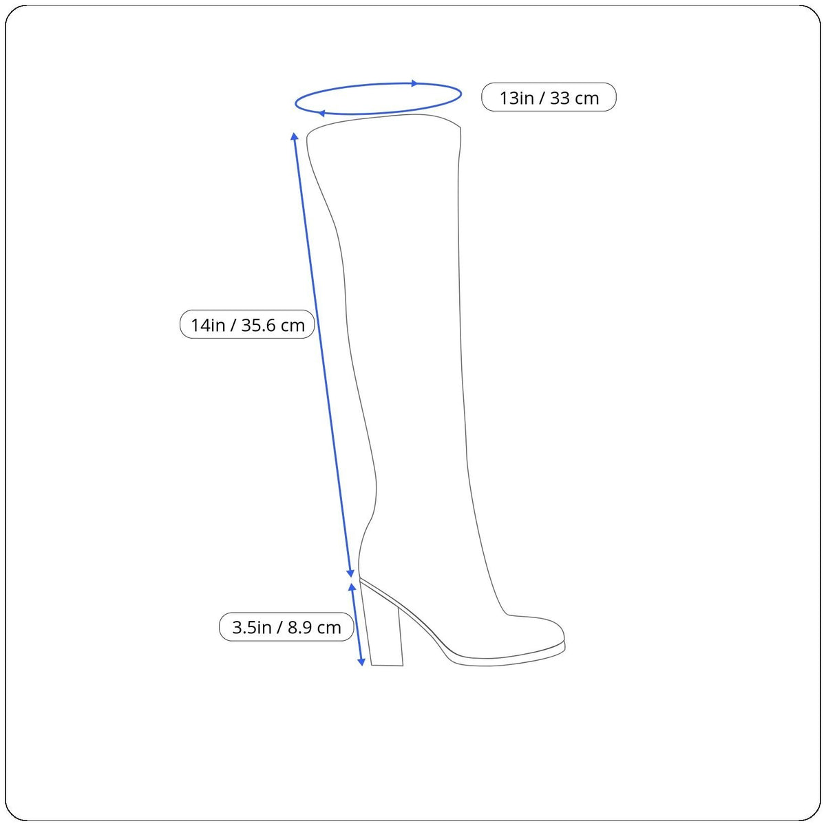 Adrienne Vittadini Women’s Black Leather Knee-High Almond Toe Sunny Boots Sz 6M