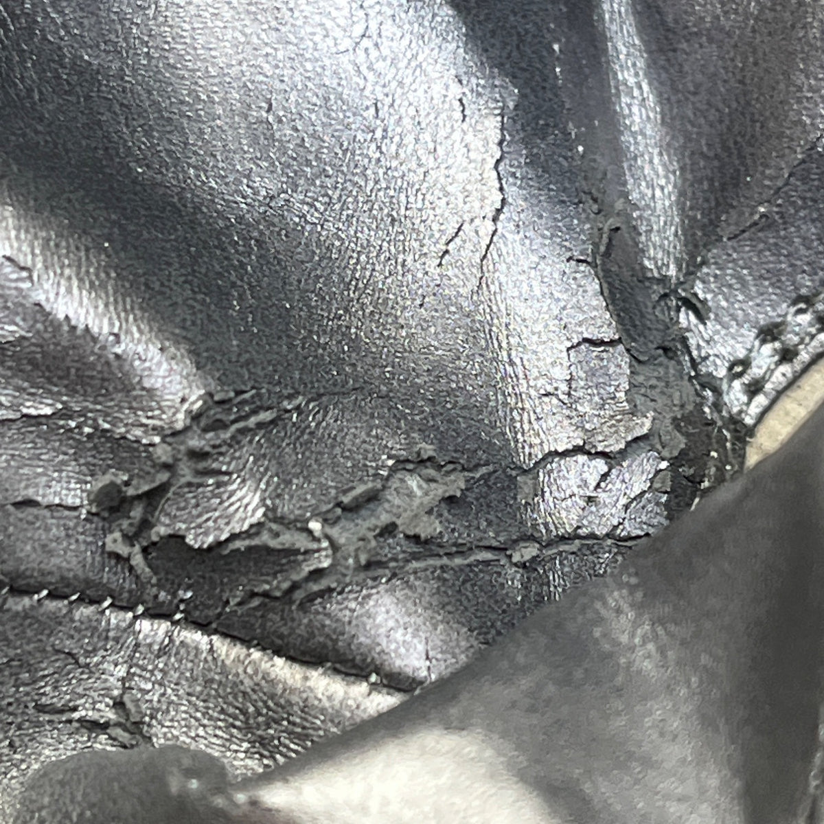 Adrienne Vittadini Women’s Black Leather Knee-High Almond Toe Sunny Boots Sz 6M