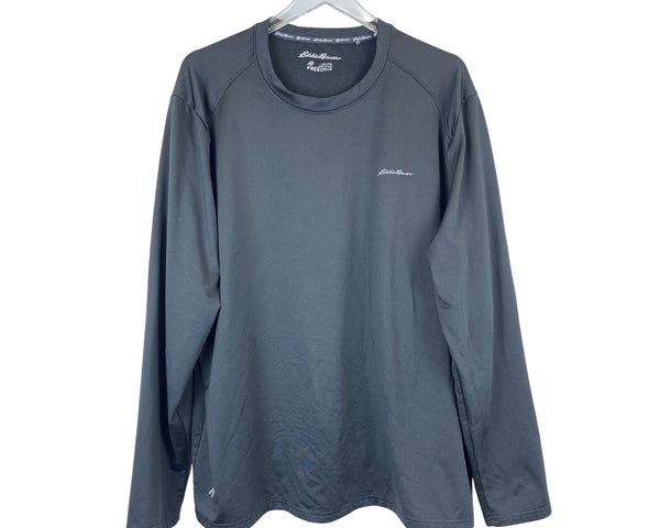 Eddie Bauer Mens Gray FreeDry Long Sleeve Performance Shirt XXL