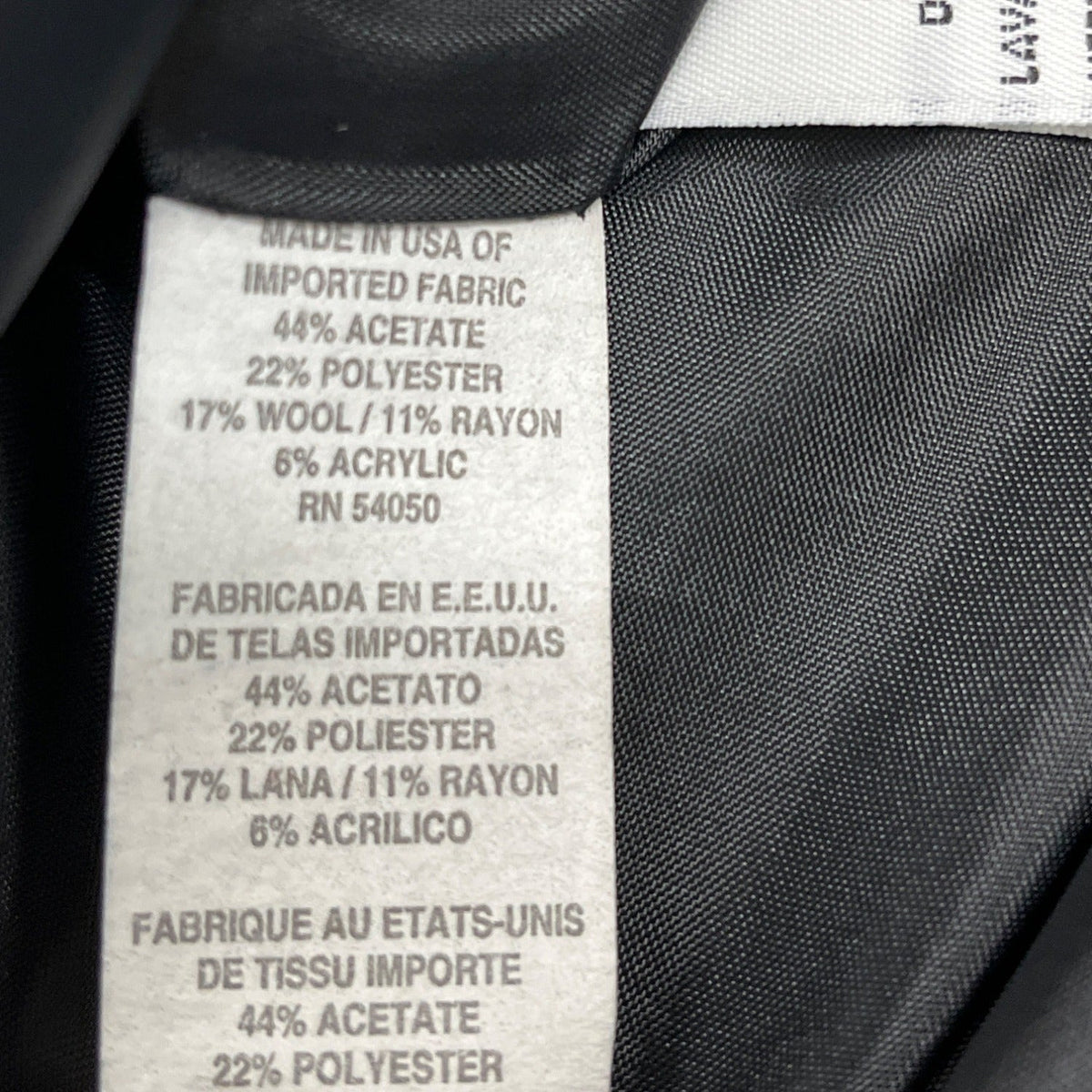 Christian Dior Women's Black Notched Collar Design Blazer