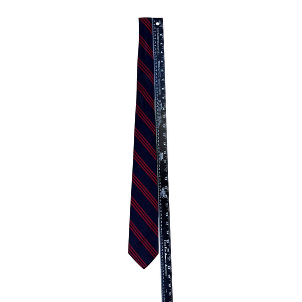 Vintage Brooks Brothers Navy & Red Silk Striped Tie All Season Classic