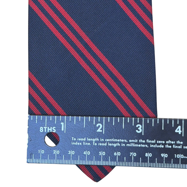 Vintage Brooks Brothers Navy & Red Silk Striped Tie All Season Classic