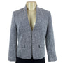 Ann Taylor Women's Grey Collarless Blazer Sz 2 (EUR 32) - NWT