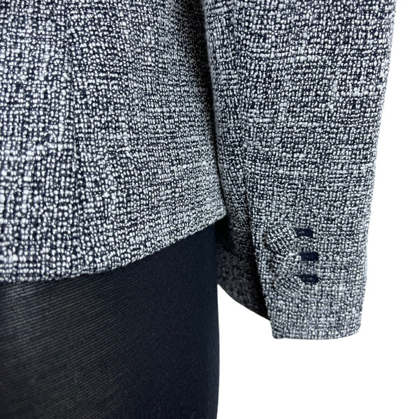Ann Taylor Women's Grey Collarless Blazer Sz 2 (EUR 32) - NWT