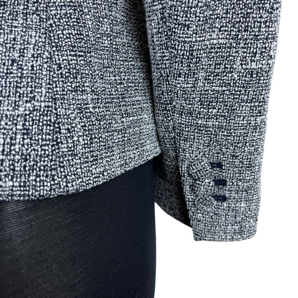 Ann Taylor Women's Grey Collarless Blazer Sz 2 (EUR 32) - NWT