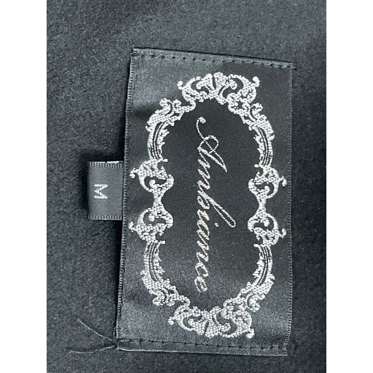 Ambiance Womens Black Polyester Belted Open-Front Coat Size M