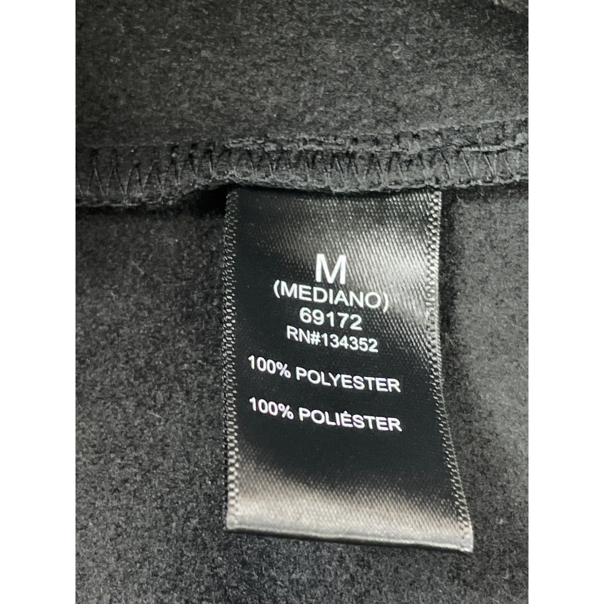 Ambiance Womens Black Polyester Belted Open-Front Coat Size M