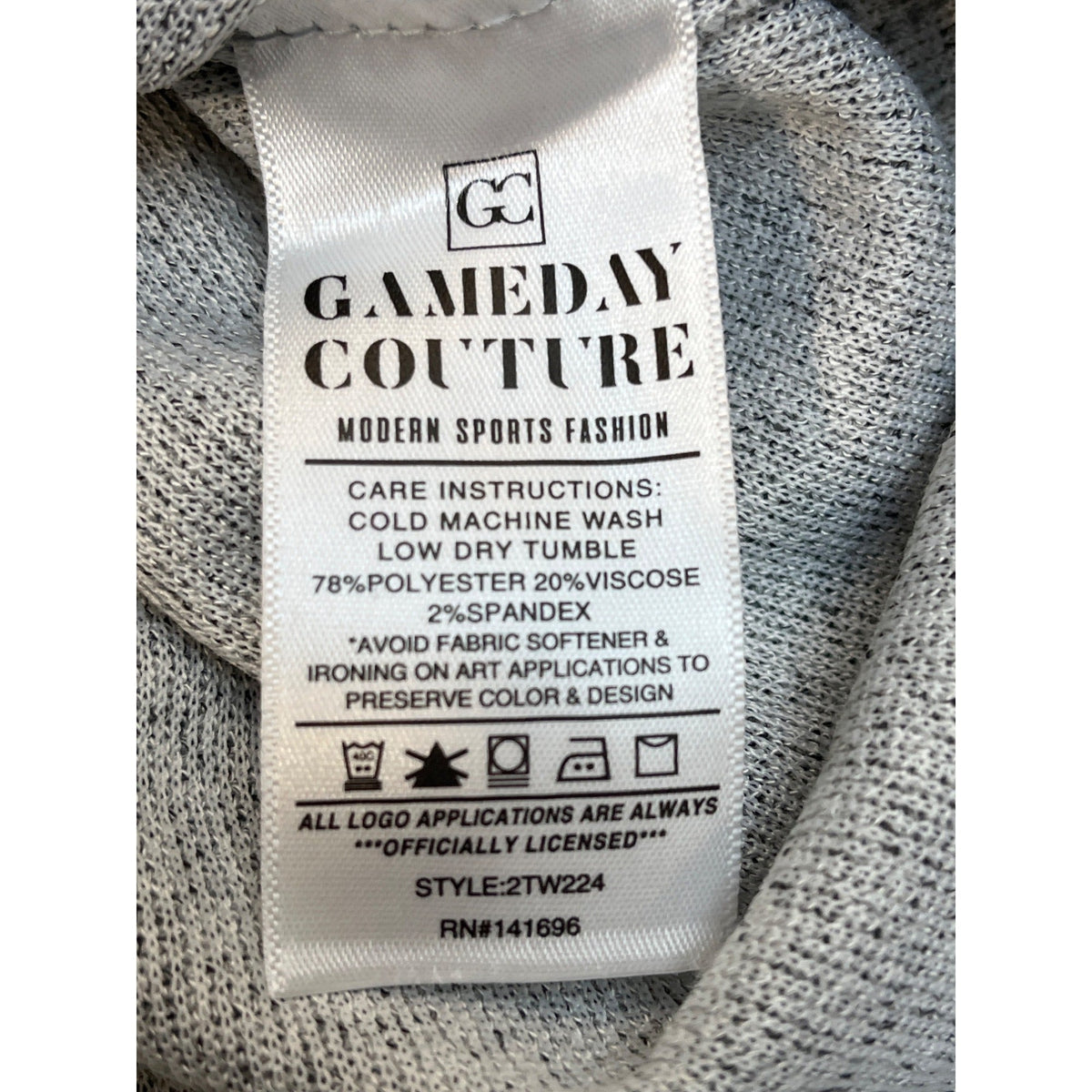 GameDay Couture Women's Gray Washington Commanders Button-Up Shirt Sz S - New