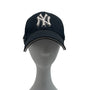 New Era 59Fifty New York Yankees MLB Black Baseball Cap Sz S/M