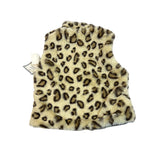 Widgeon Baby Leopard Print Faux Fur Vest Brown & Animal Pattern Size18M - New