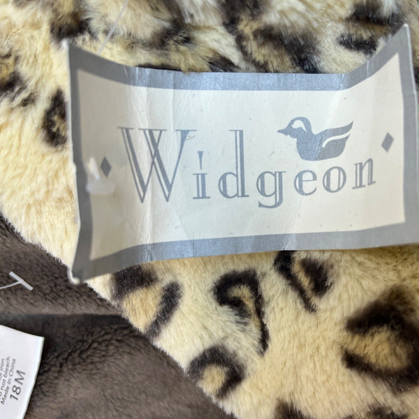 Widgeon Baby Leopard Print Faux Fur Vest Brown & Animal Pattern Size18M - New
