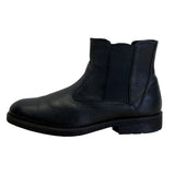 J. Murphy Men’s Black Leather Slip-On Style Twin Gore Ankle Boots Size 12M