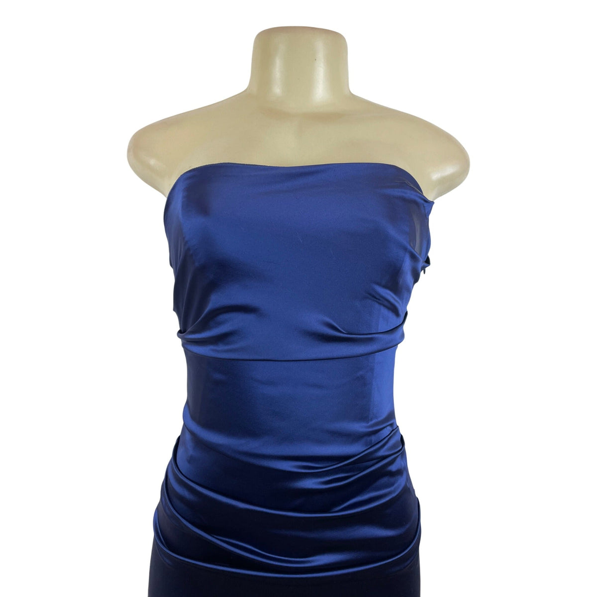 Nicole Hiller Collection Strapless Navy Blue Cocktail Dress Size 4