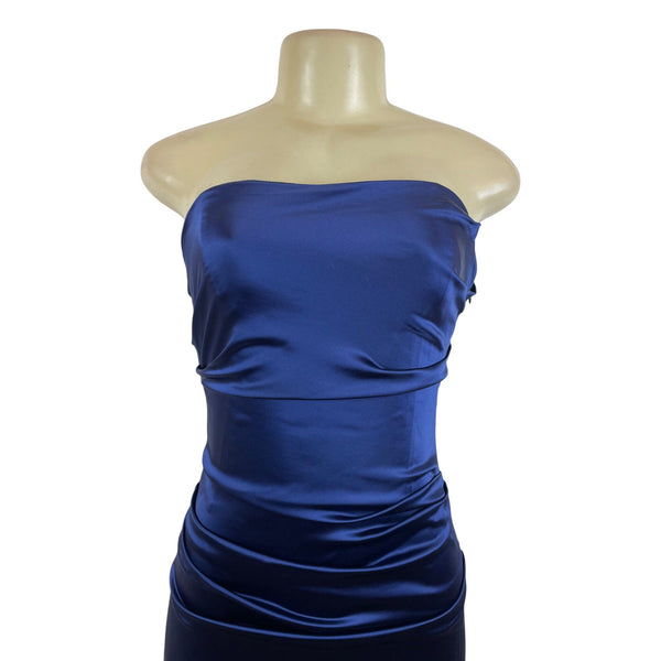 Nicole Hiller Collection Strapless Navy Blue Cocktail Dress Size 4